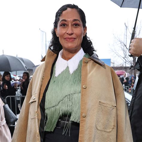 Tracee Ellis Ross Mixes Fringe With Rugged Workwear at Prada